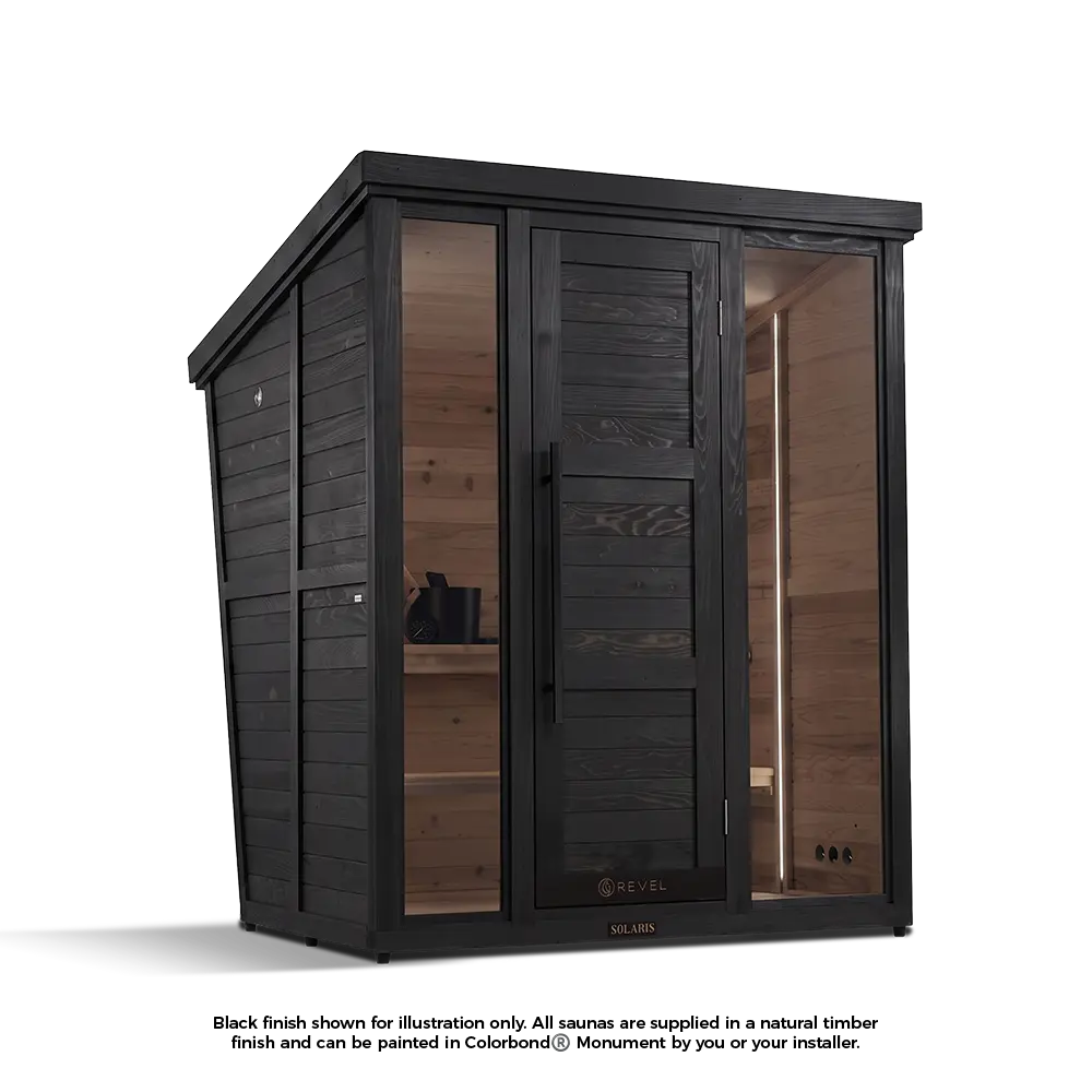Revel Solaris (Gen 1) - 4 Person Traditional Outdoor Cabin Sauna - Image 4