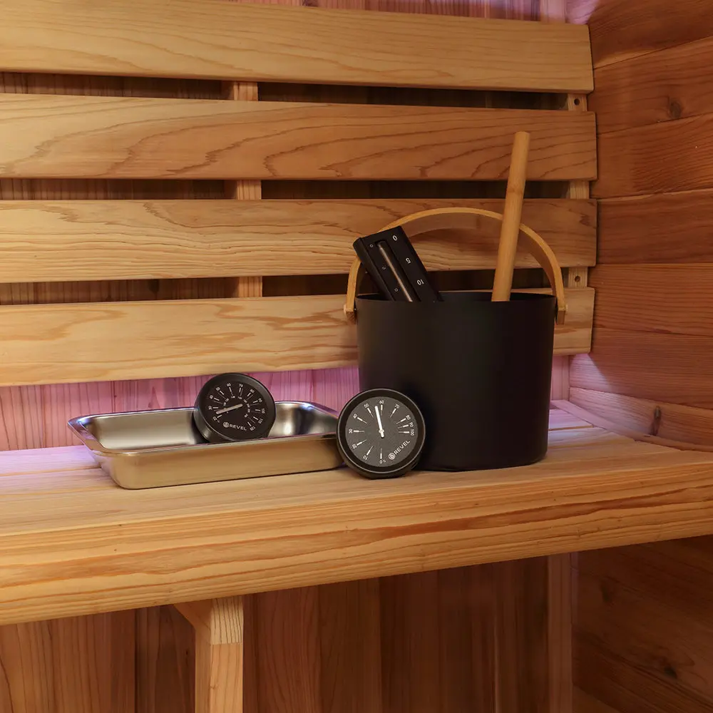 Revel Solaris (Gen 1) - 4 Person Traditional Outdoor Cabin Sauna - Image 26
