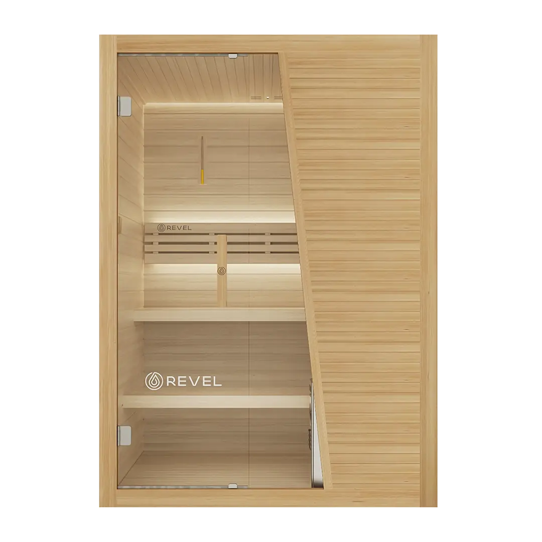 Revel Tampere (Gen 1) - 4 Person Double Tier Traditional Finnish Sauna - Image 4