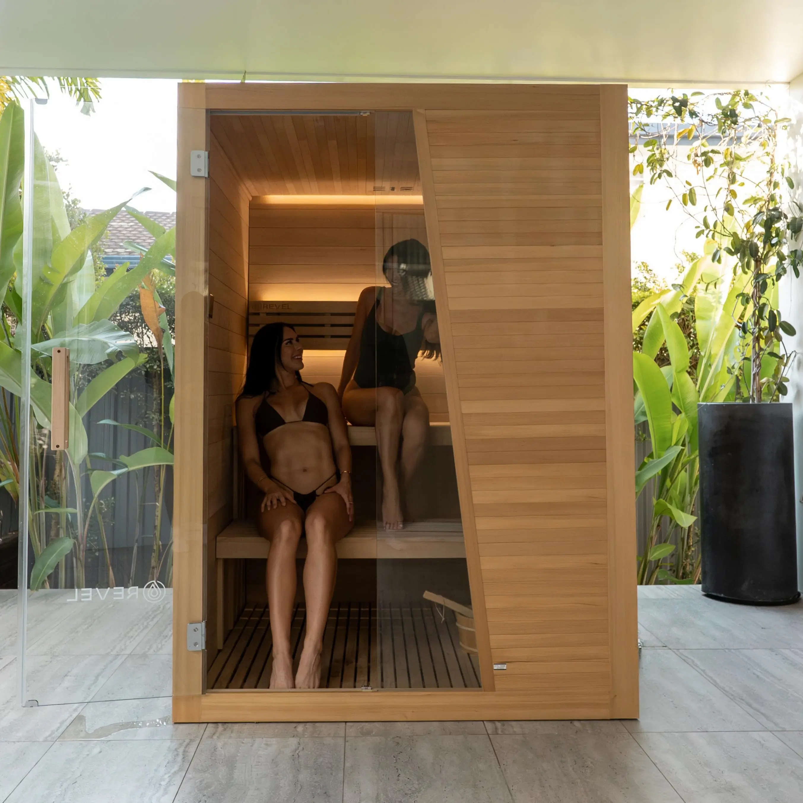 Revel Tampere (Gen 1) - 4 Person Double Tier Traditional Finnish Sauna - Image 6