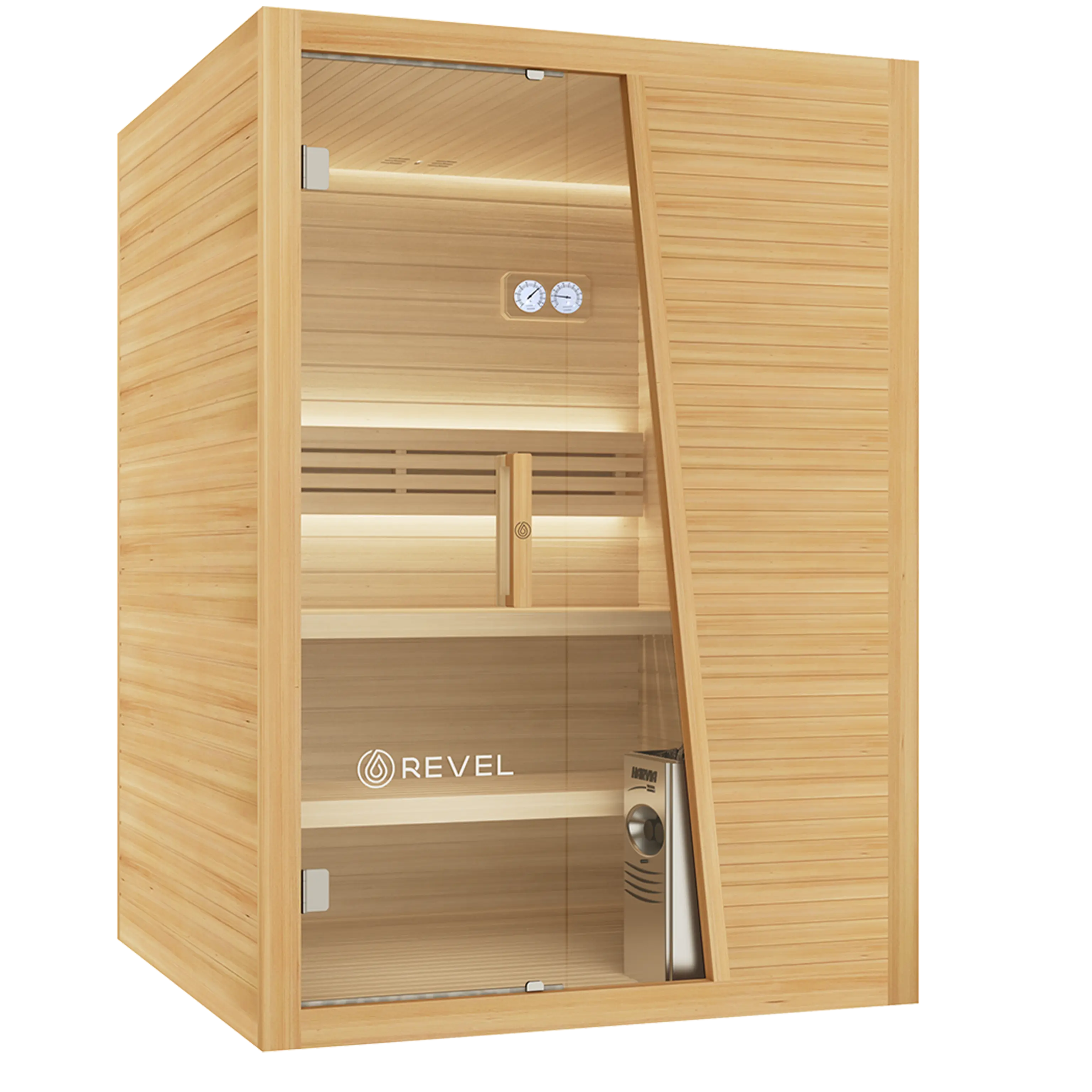 Revel Tampere (Gen 1) - 4 Person Double Tier Traditional Finnish Sauna - Image 9